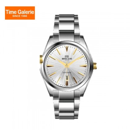 ROSCANI ROSW4549K6 White Dial Stainless Steel Strap Analog Women Watch